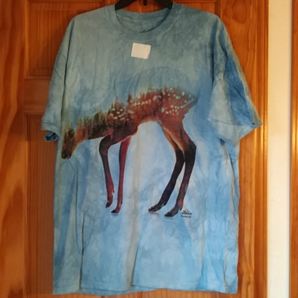 The Mountain Forest Doe XL Acid Wash Tie Dy